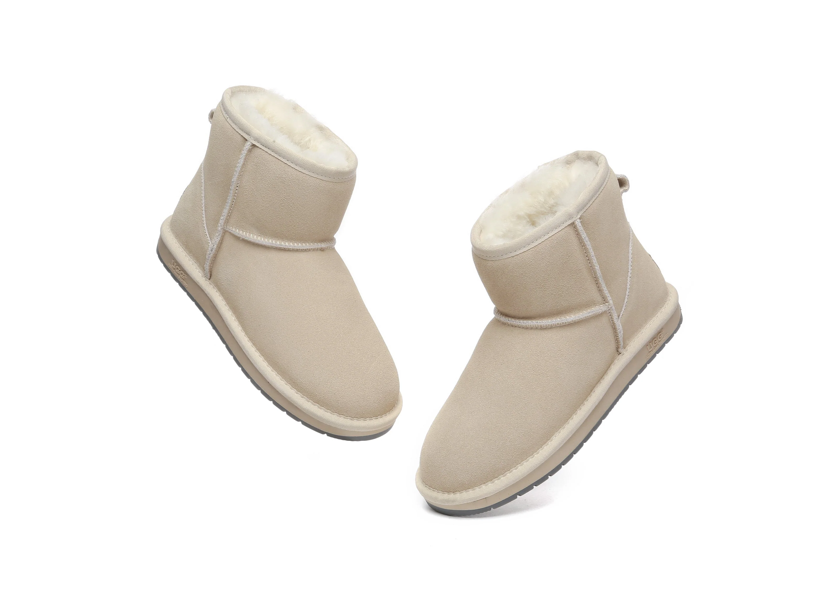 UGG Boots Women Men Sheepskin Wool Suede Mini Classic Boots - Image 24