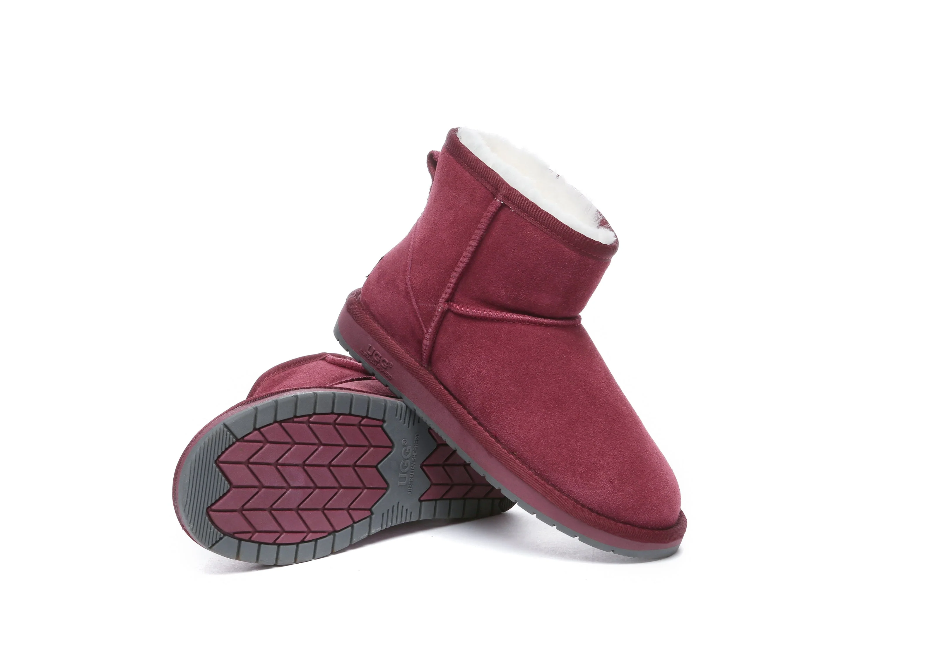 UGG Boots Women Men Sheepskin Wool Suede Mini Classic Boots - Image 34