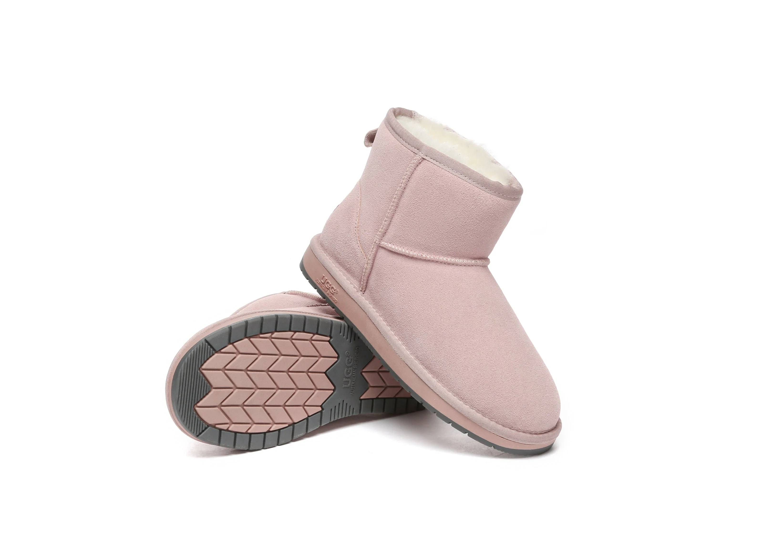 UGG Boots Women Men Sheepskin Wool Suede Mini Classic Boots - Image 4