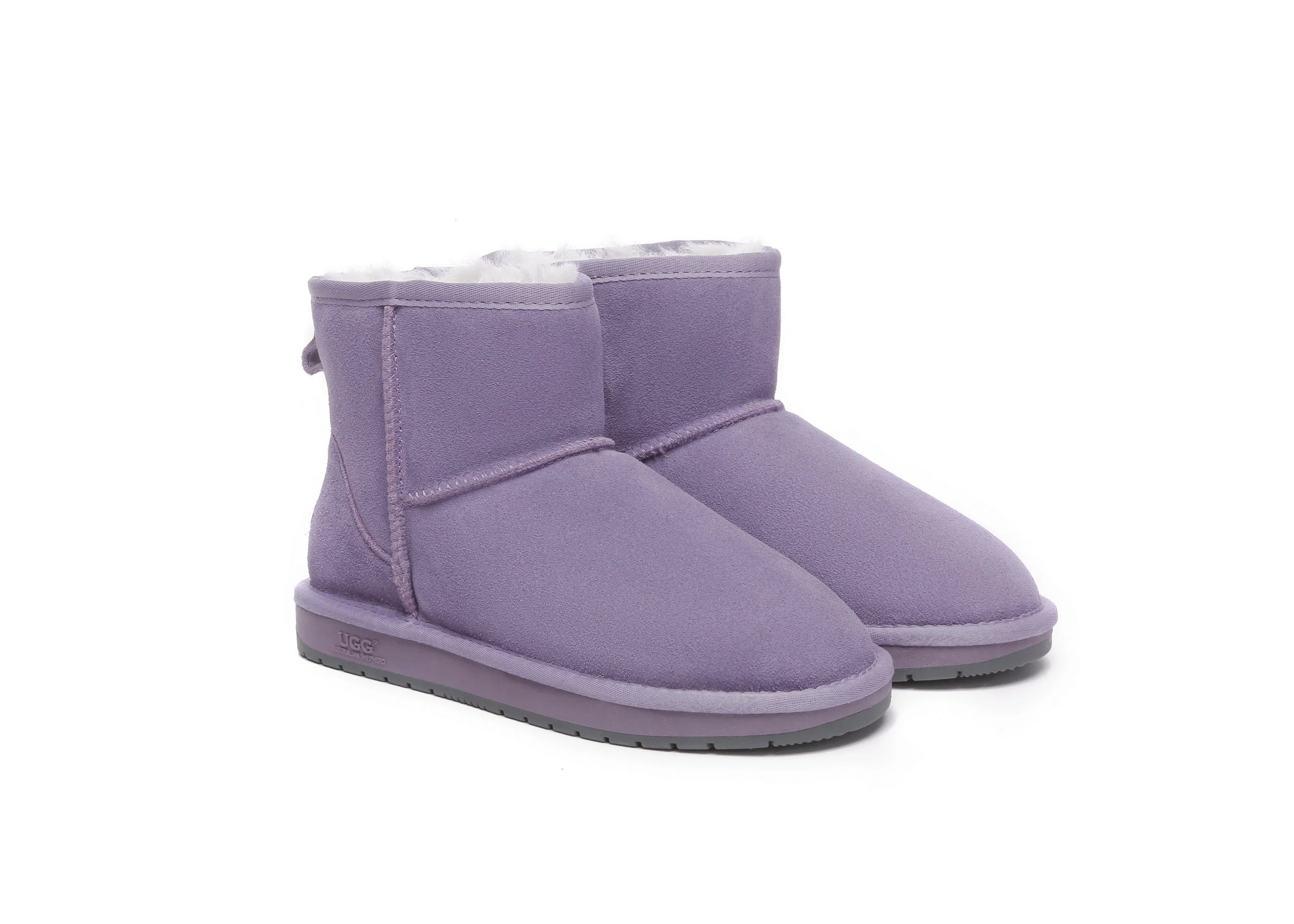 UGG Boots Women Men Sheepskin Wool Suede Mini Classic Boots - Image 9