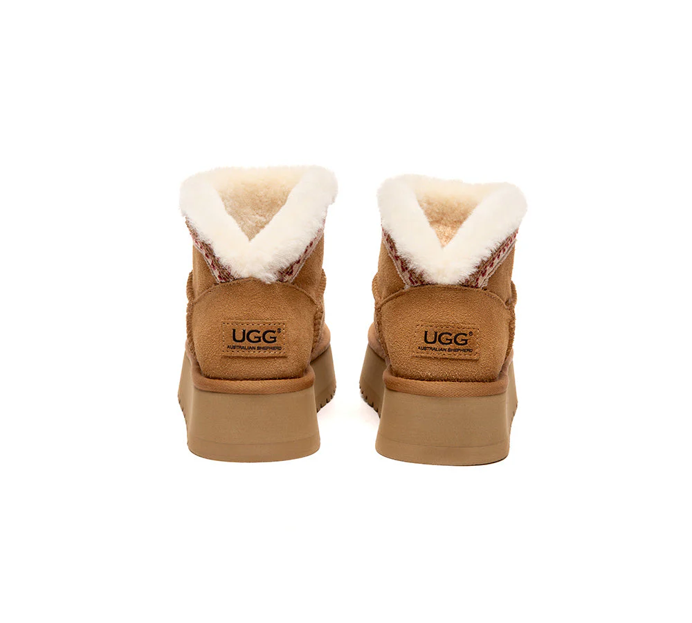 UGG Boots Women Sheepskin Wool Platform Liora - Image 7