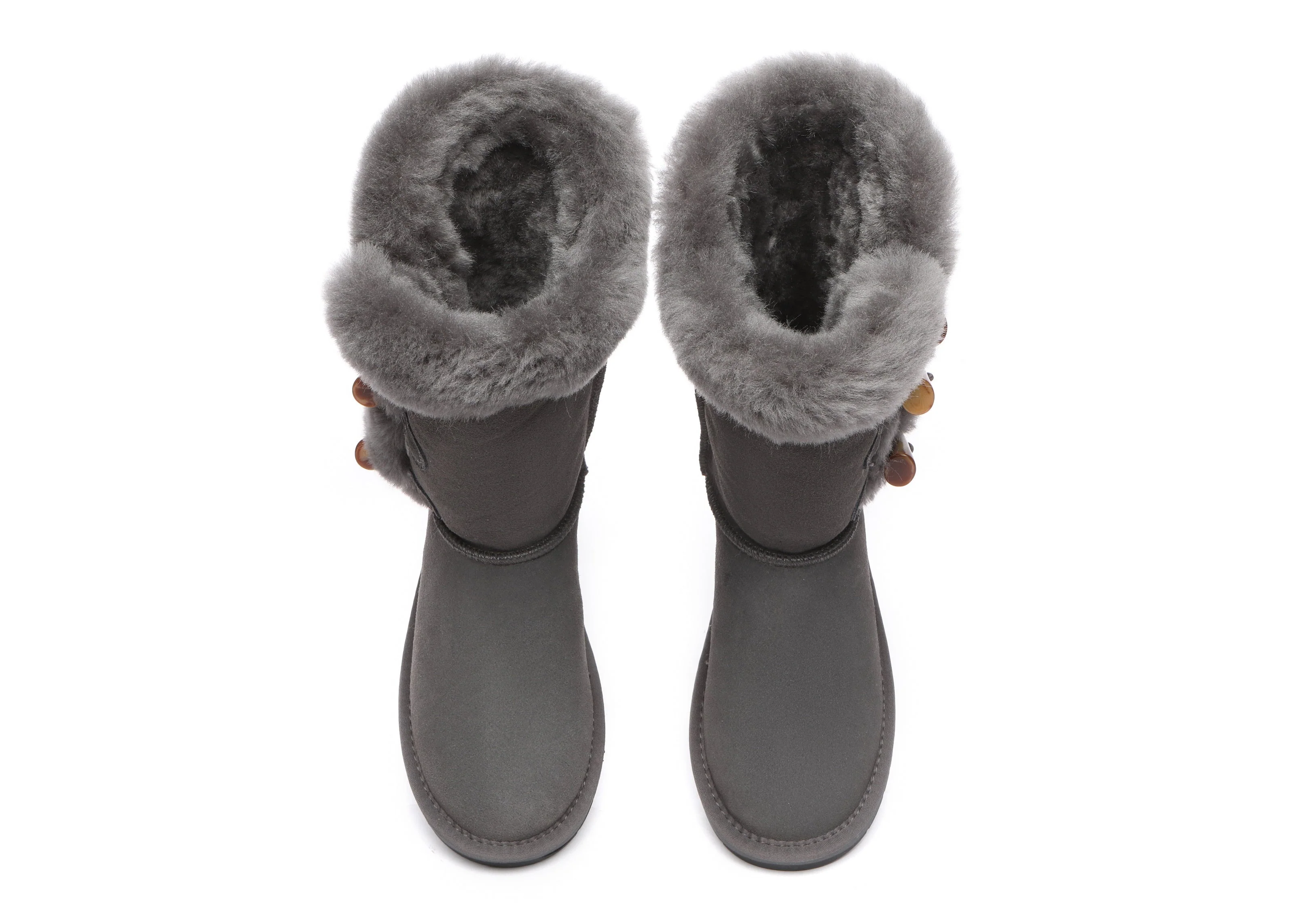 UGG Boots Women Sheepskin Wool Short boots Tamari Toggle Closure - Image 14