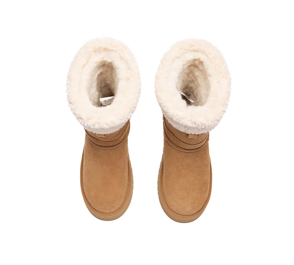 UGG Boots Women Sheepskin Wool Short Nordel - Image 6