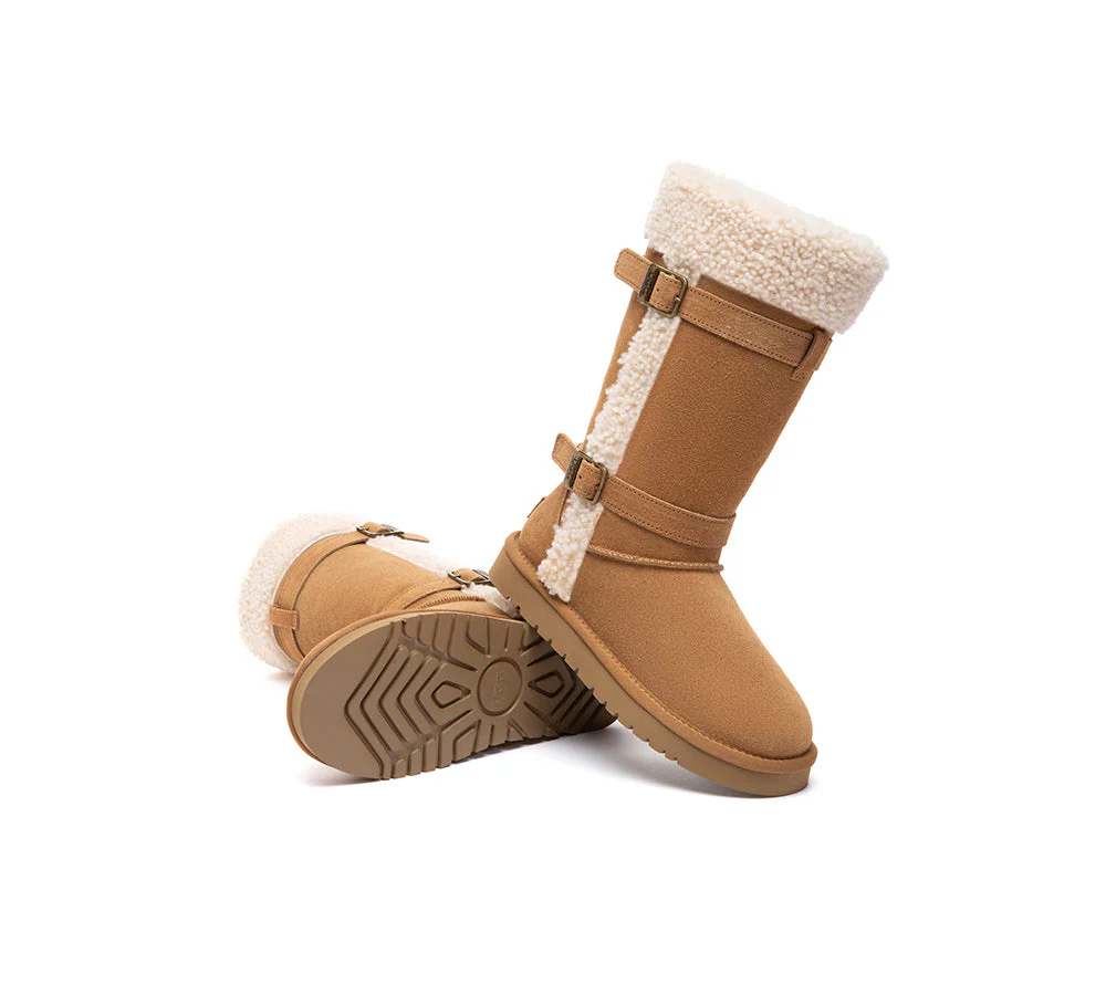 UGG Boots Women Sheepskin Wool Tall Nordel - Image 3