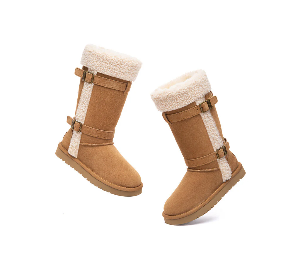 UGG Boots Women Sheepskin Wool Tall Nordel - Image 5