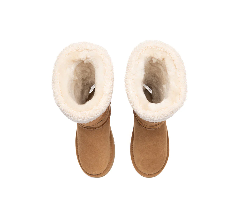 UGG Boots Women Sheepskin Wool Tall Nordel - Image 6