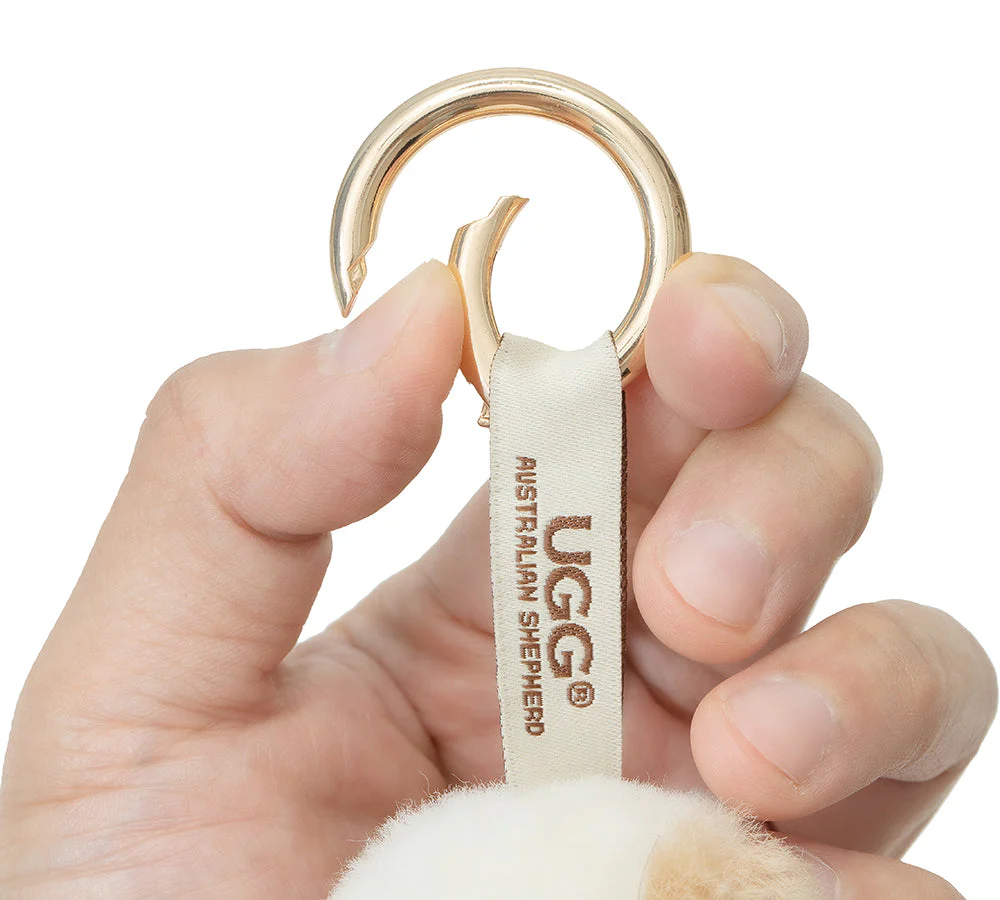 UGG Keychain Fluffy Alpaca MooMoo - Image 14