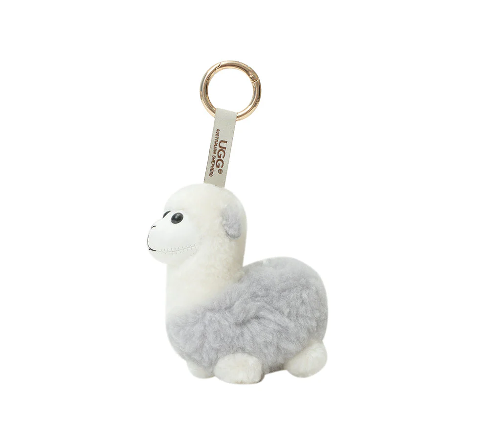 UGG Keychain Fluffy Alpaca MooMoo - Image 4