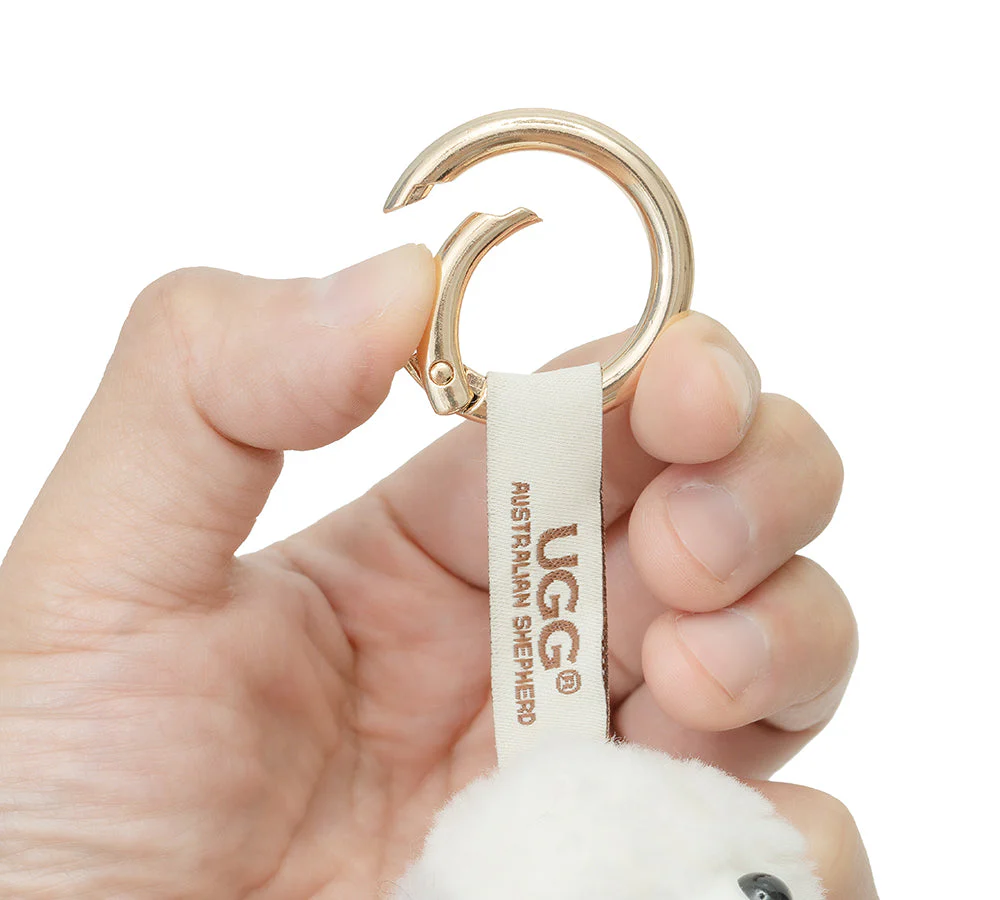 UGG Keychain Fluffy Alpaca MooMoo - Image 7