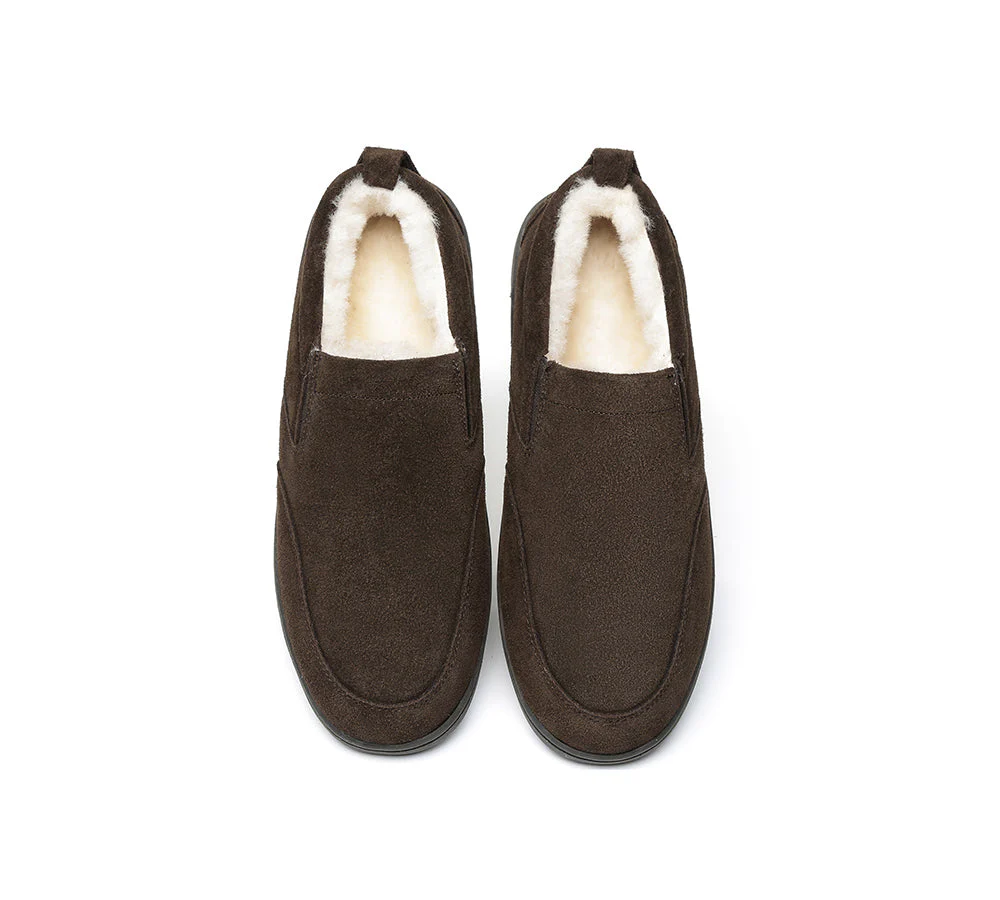 UGG Mens Moccasins Sheepskin Wool Slippers Dino - Image 10