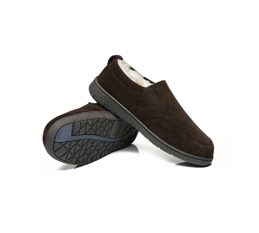 UGG Mens Moccasins Sheepskin Wool Slippers Dino - Image 9