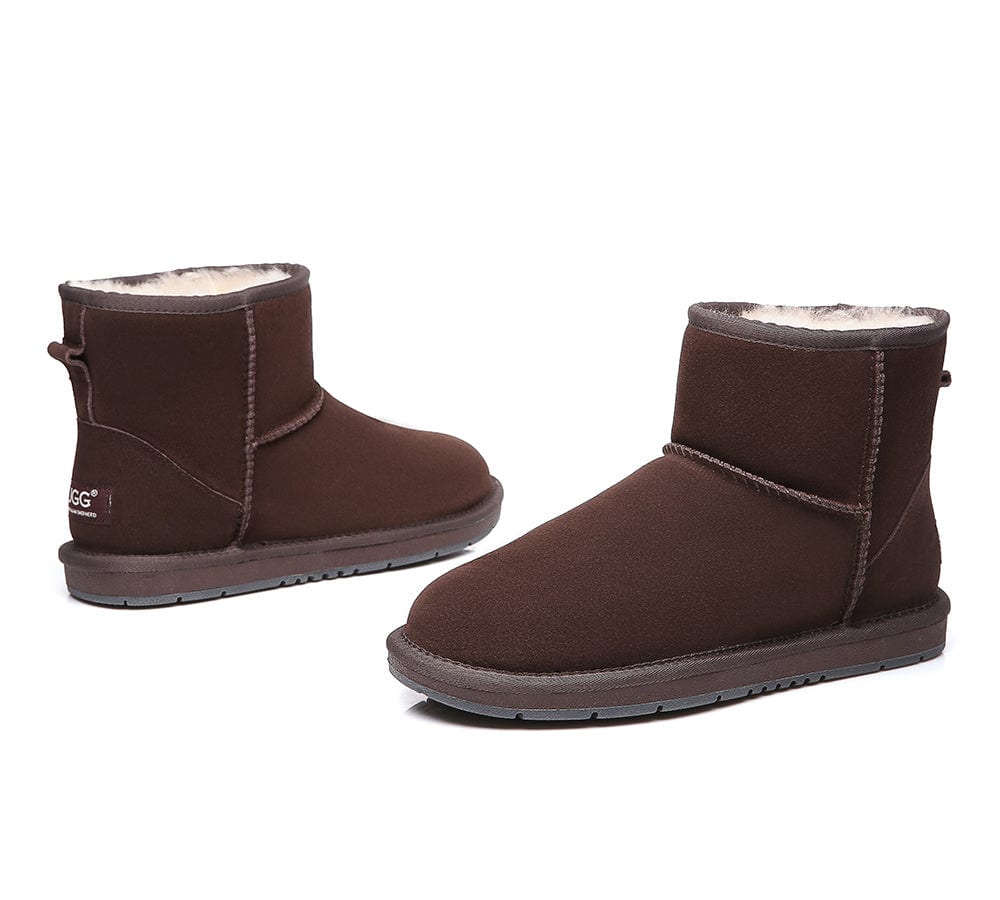 Australian Genuine Sheepskin Unisex Mini Classic Suede Boots - Image 10