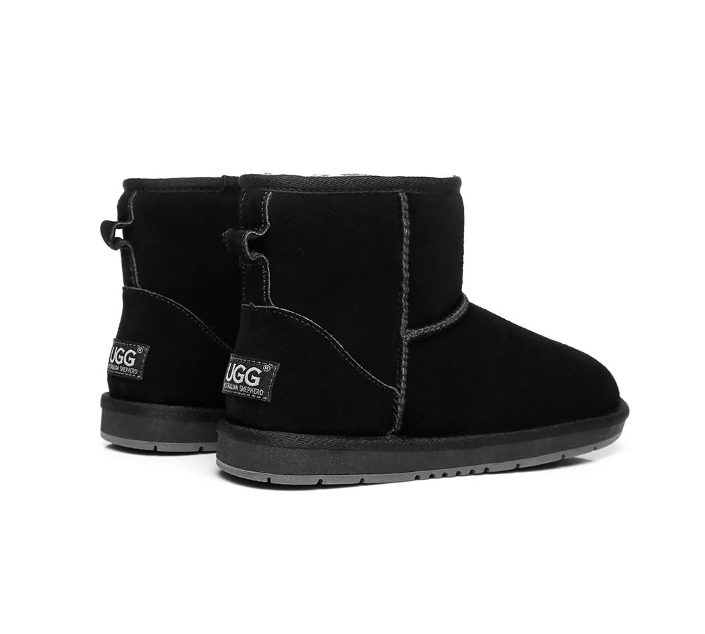 Australian Genuine Sheepskin Unisex Mini Classic Suede Boots - Image 17