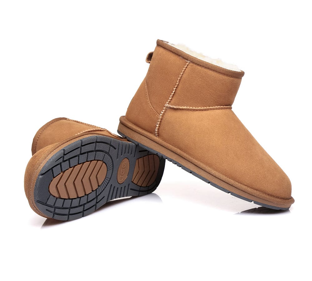 Australian Genuine Sheepskin Unisex Mini Classic Suede Boots - Image 3