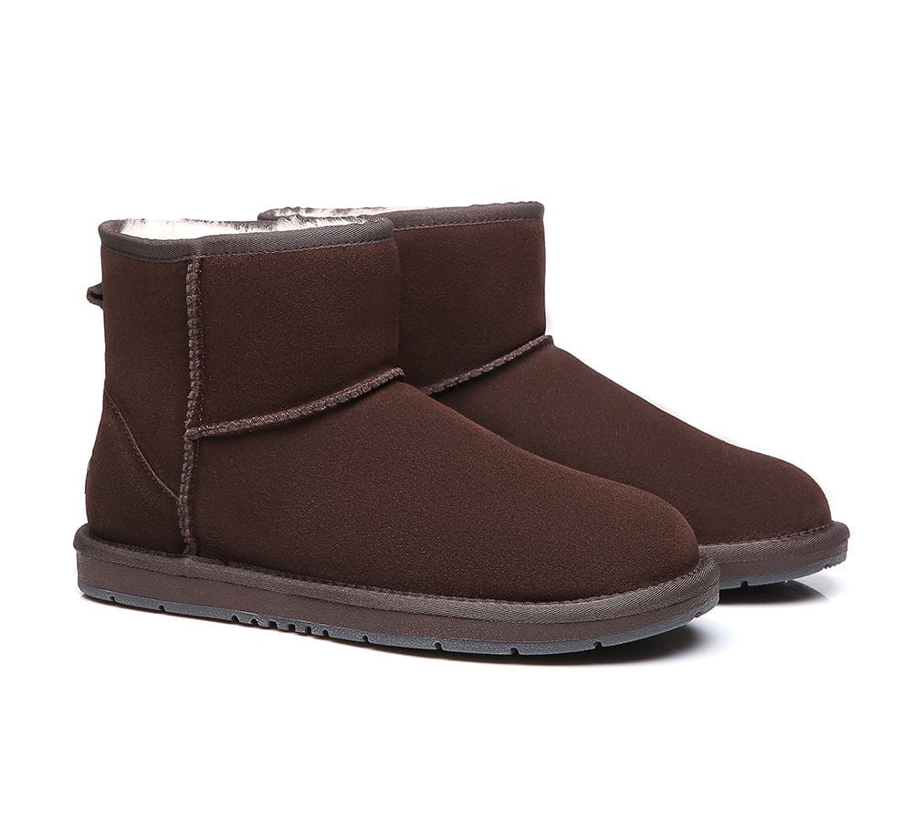 Australian Genuine Sheepskin Unisex Mini Classic Suede Boots - Image 8