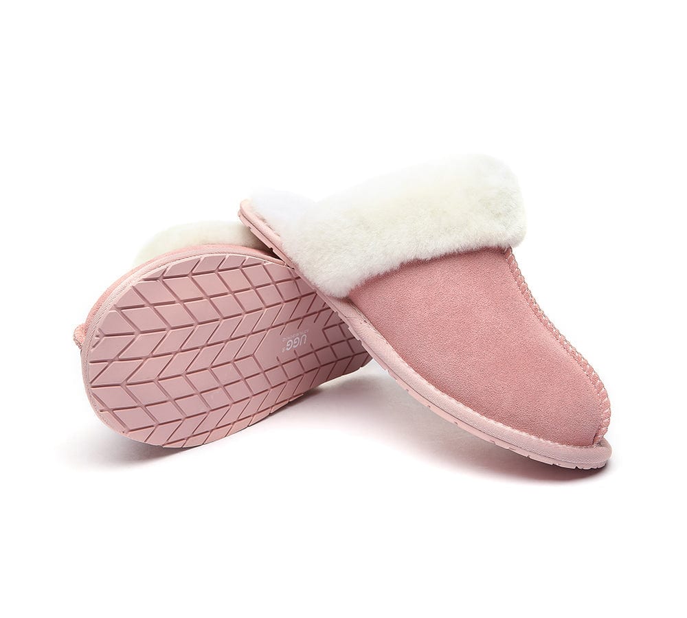 UGG Slippers Australia Sheepskin Wool Home Slippers Rosa Scuff - Image 10