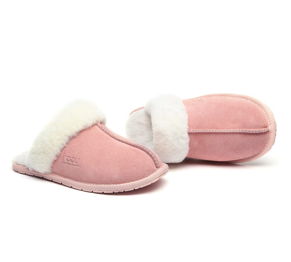 UGG Slippers Australia Sheepskin Wool Home Slippers Rosa Scuff - Image 13