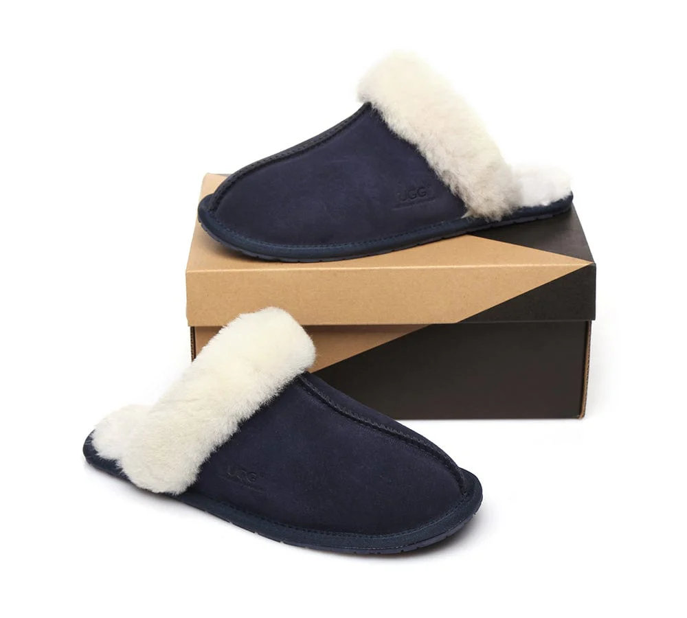 UGG Slippers Australia Sheepskin Wool Home Slippers Rosa Scuff - Image 17