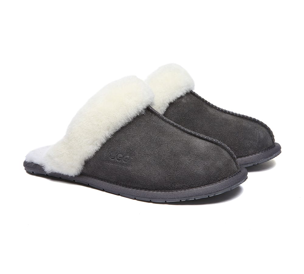 UGG Slippers Australia Sheepskin Wool Home Slippers Rosa Scuff - Image 21