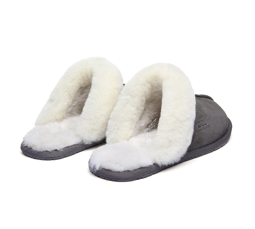 UGG Slippers Australia Sheepskin Wool Home Slippers Rosa Scuff - Image 26