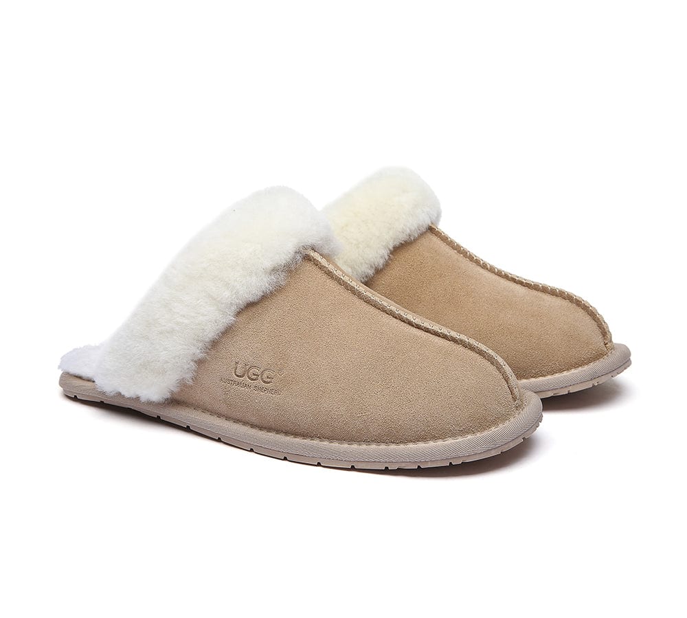 UGG Slippers Australia Sheepskin Wool Home Slippers Rosa Scuff - Image 27