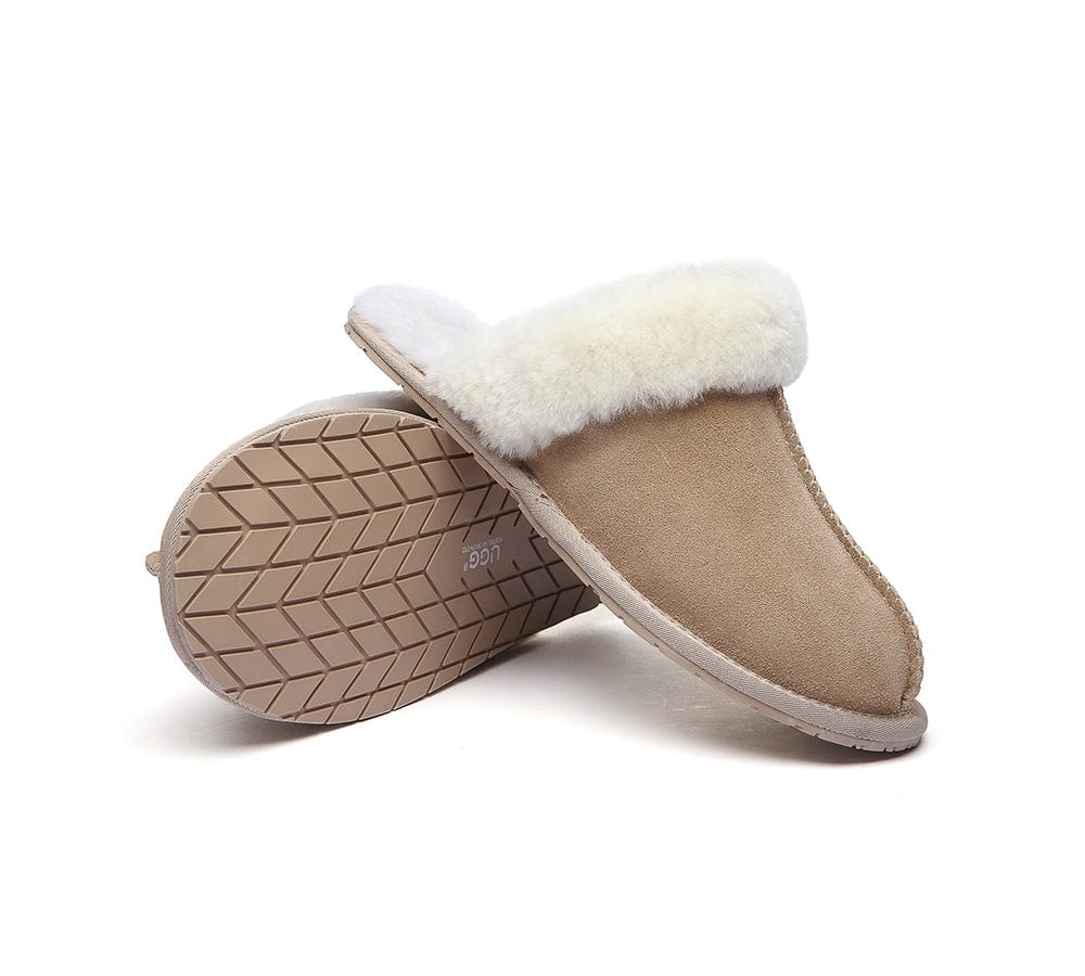 UGG Slippers Australia Sheepskin Wool Home Slippers Rosa Scuff - Image 29