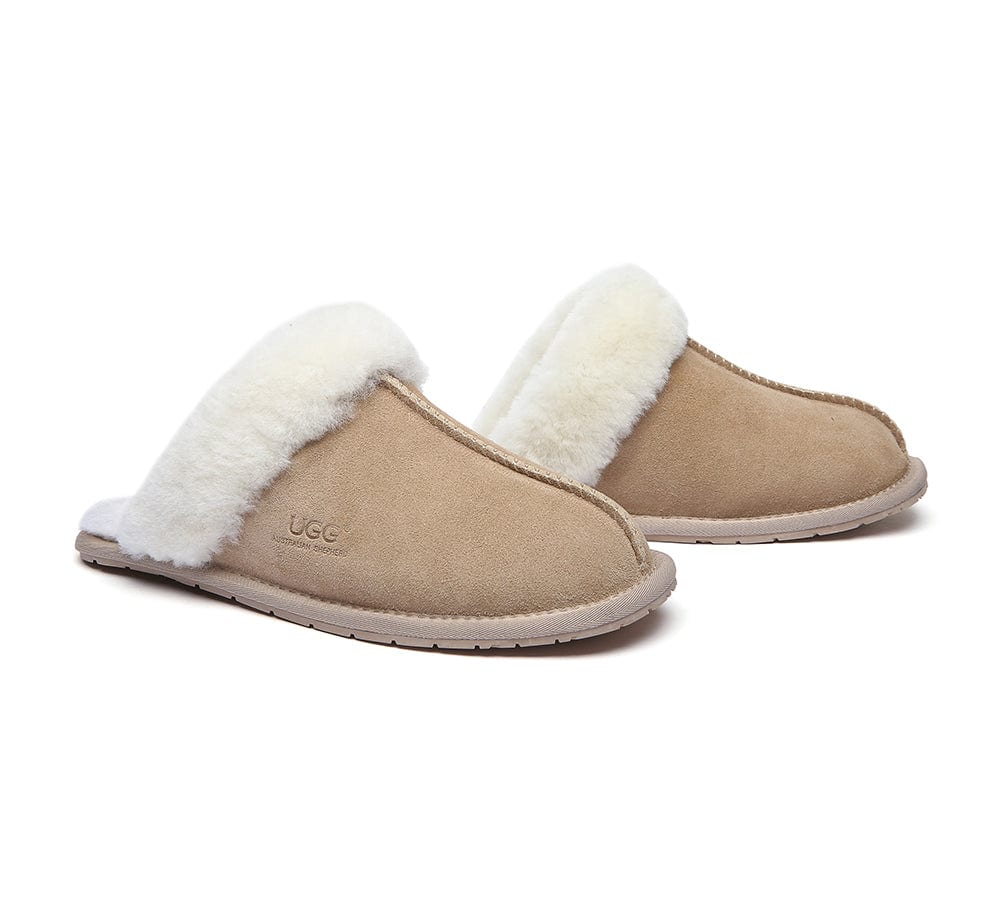 UGG Slippers Australia Sheepskin Wool Home Slippers Rosa Scuff - Image 30