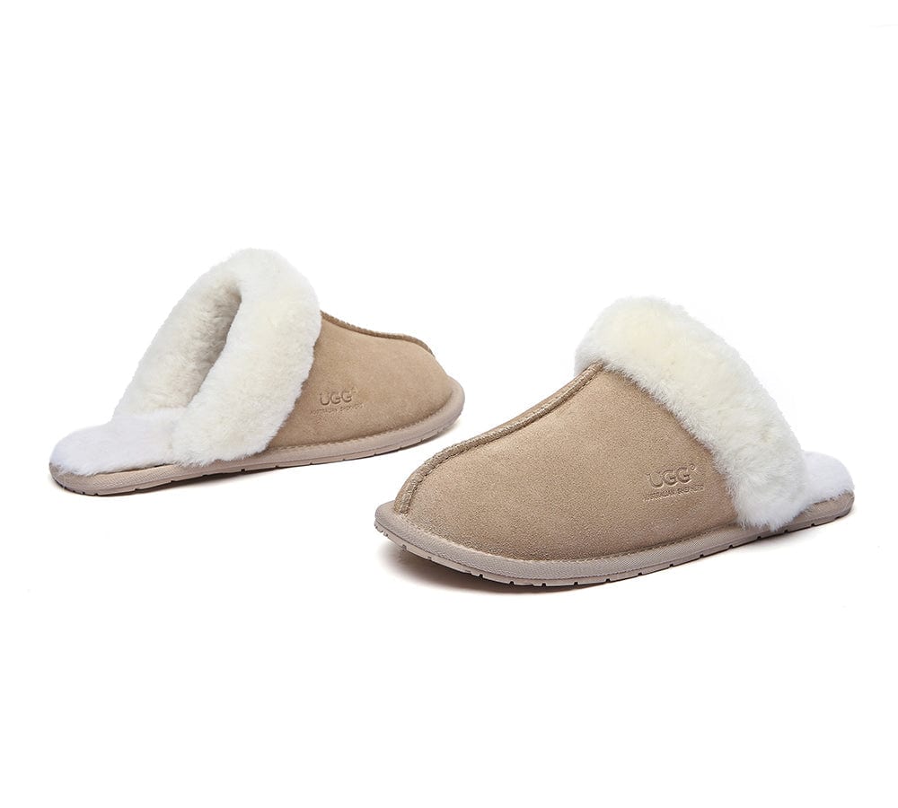 UGG Slippers Australia Sheepskin Wool Home Slippers Rosa Scuff - Image 33