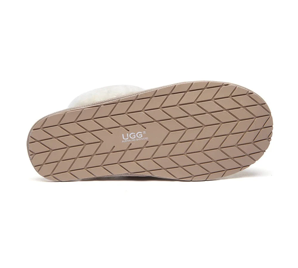UGG Slippers Australia Sheepskin Wool Home Slippers Rosa Scuff - Image 35