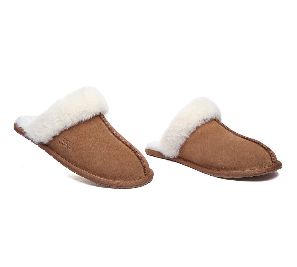 UGG Slippers Australia Sheepskin Wool Home Slippers Rosa Scuff - Image 6