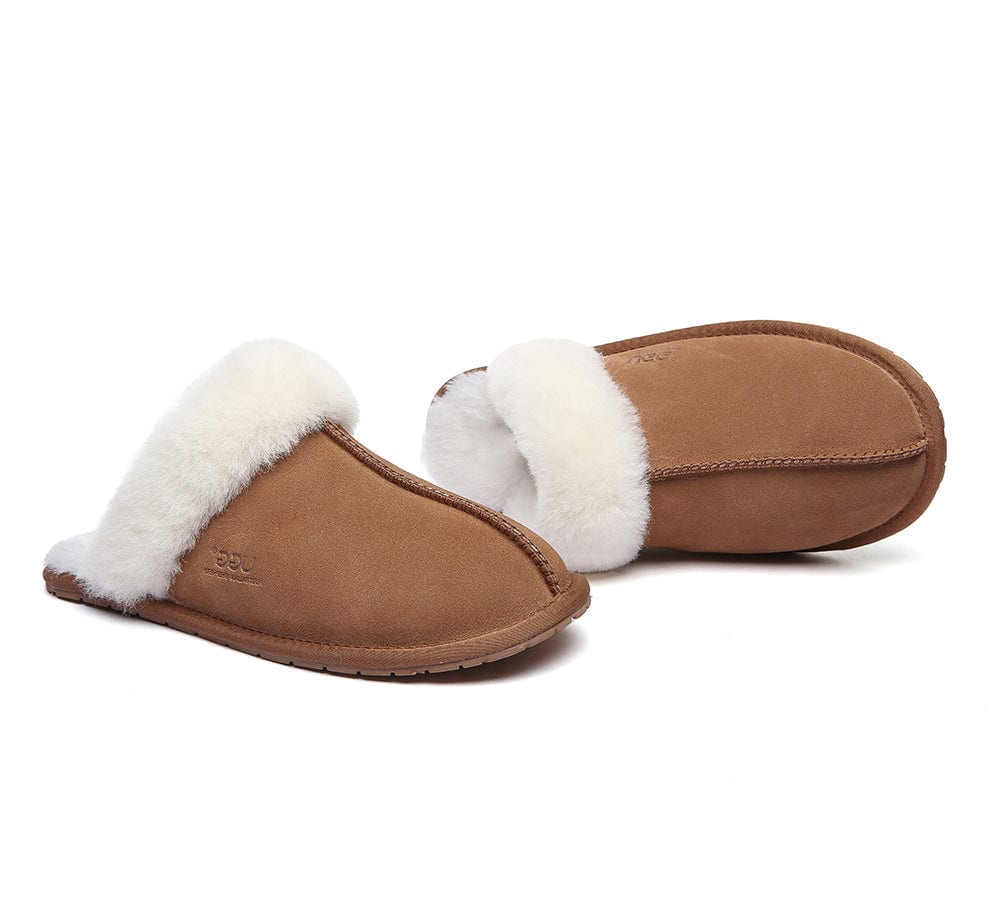 UGG Slippers Australia Sheepskin Wool Home Slippers Rosa Scuff - Image 7