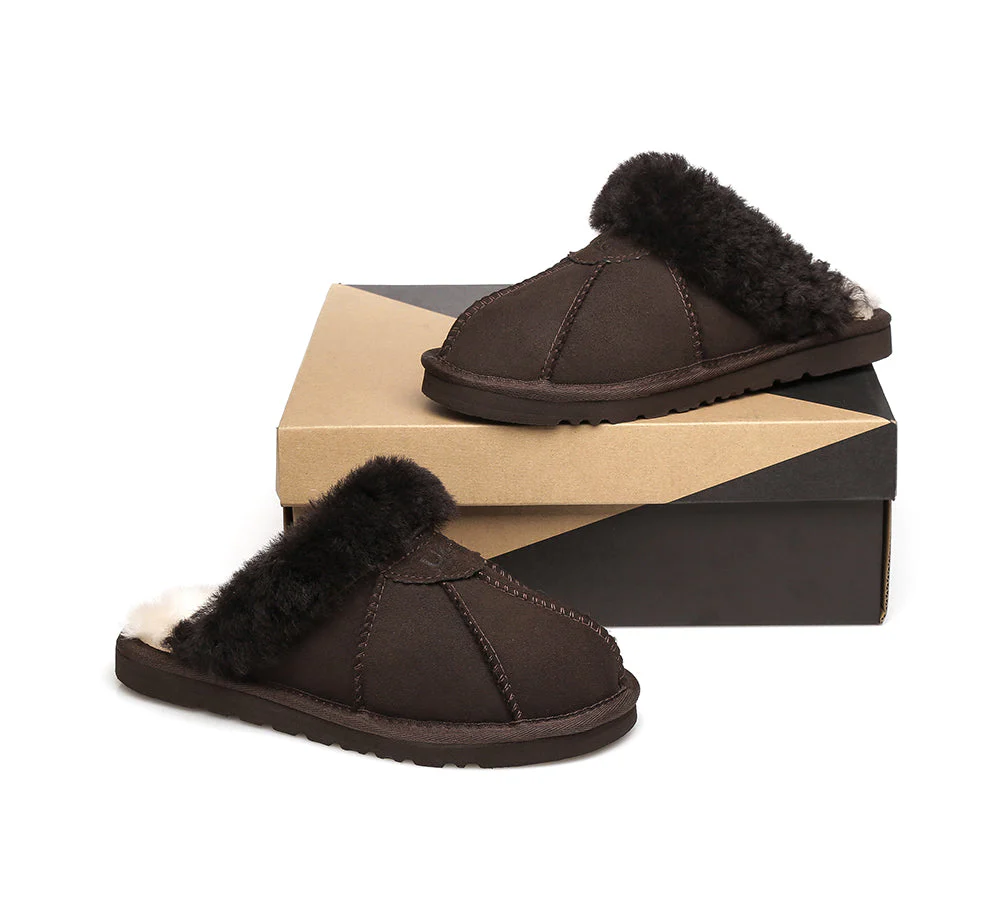 UGG Slippers Double Faced Sheepskin Wool Nonslip Slippers Robert - Image 11