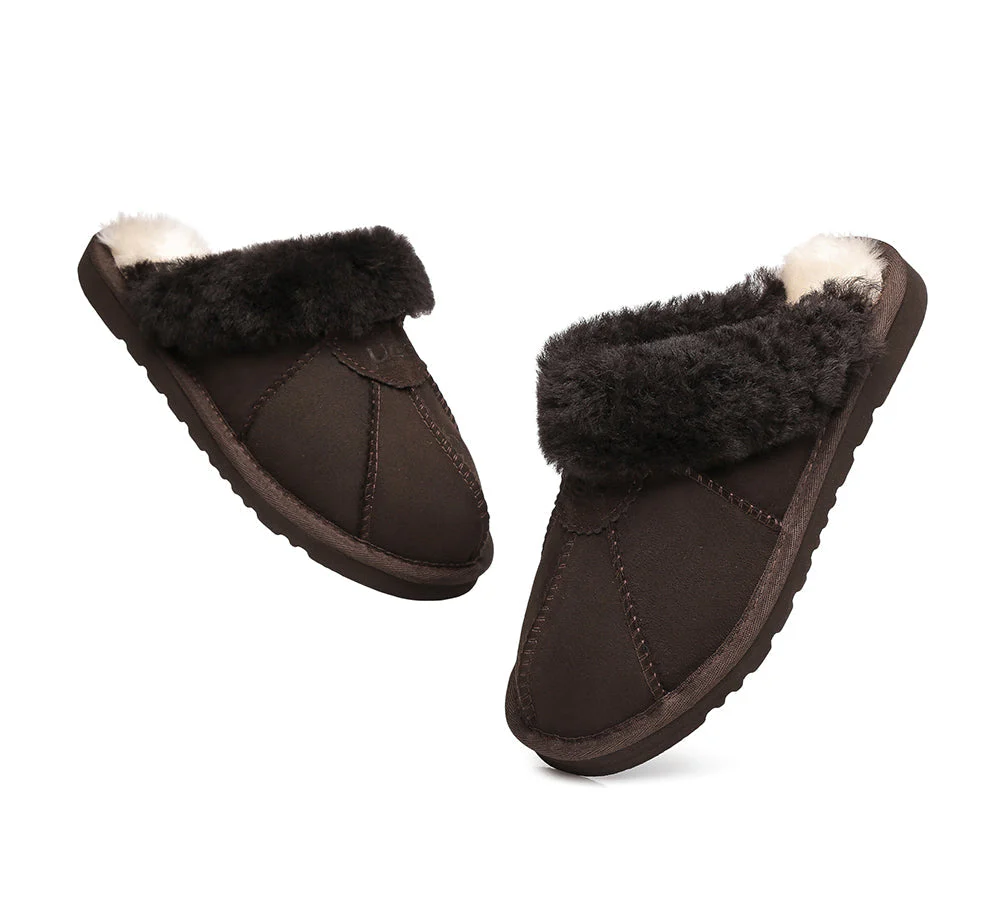 UGG Slippers Double Faced Sheepskin Wool Nonslip Slippers Robert - Image 12