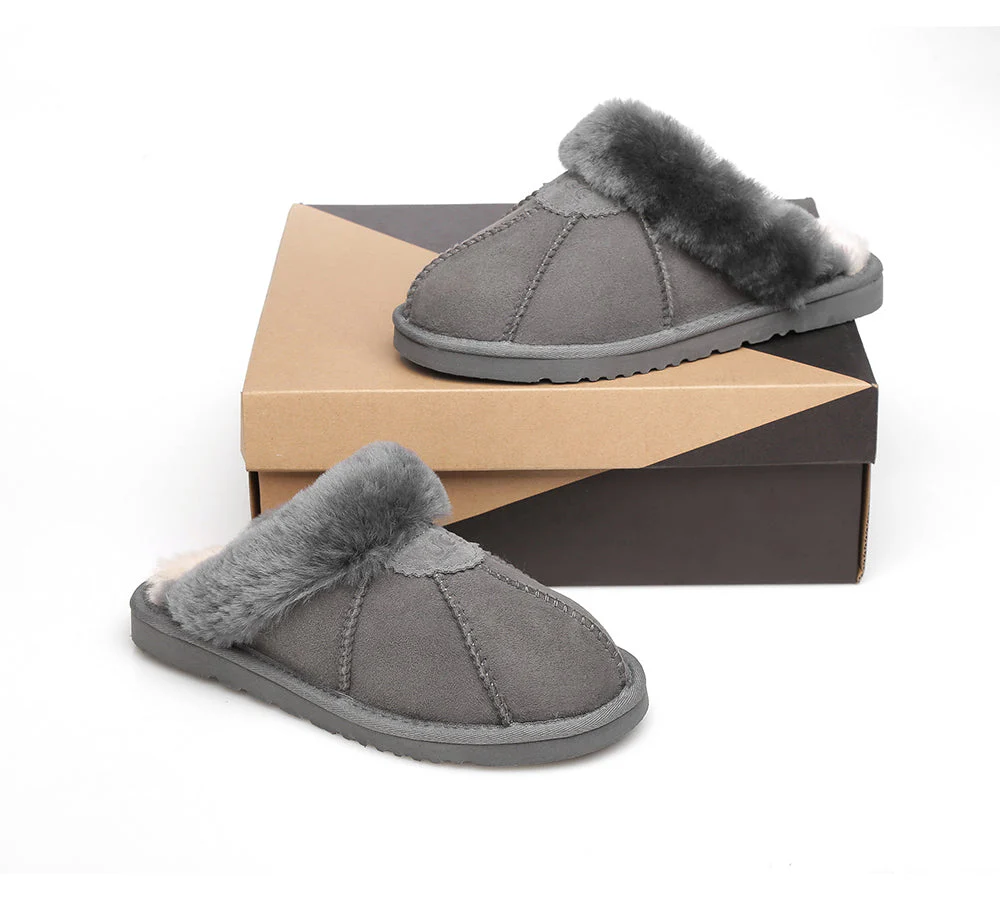 UGG Slippers Double Faced Sheepskin Wool Nonslip Slippers Robert - Image 16