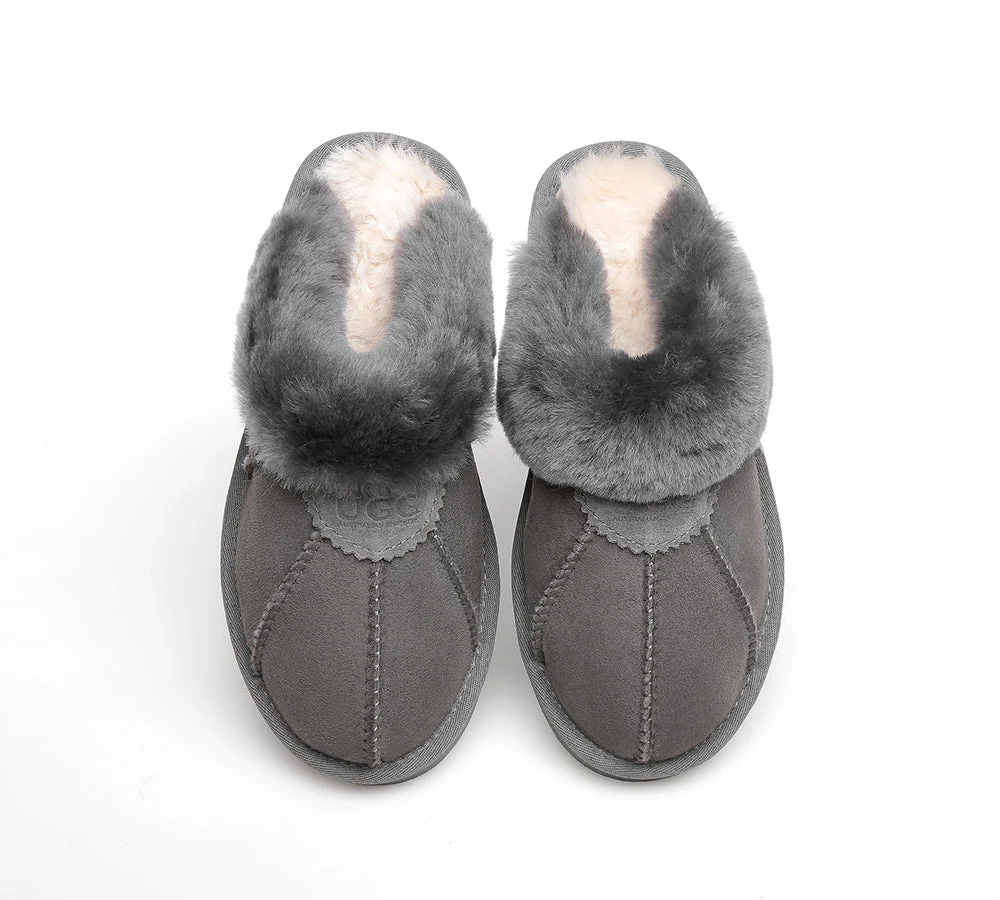 UGG Slippers Double Faced Sheepskin Wool Nonslip Slippers Robert - Image 18