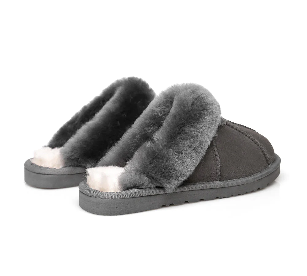 UGG Slippers Double Faced Sheepskin Wool Nonslip Slippers Robert - Image 20
