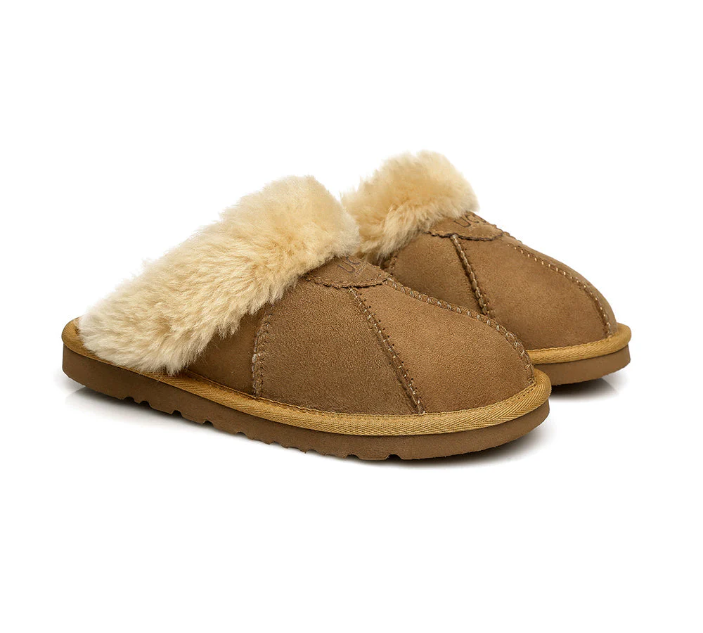 UGG Slippers Double Faced Sheepskin Wool Nonslip Slippers Robert - Image 3