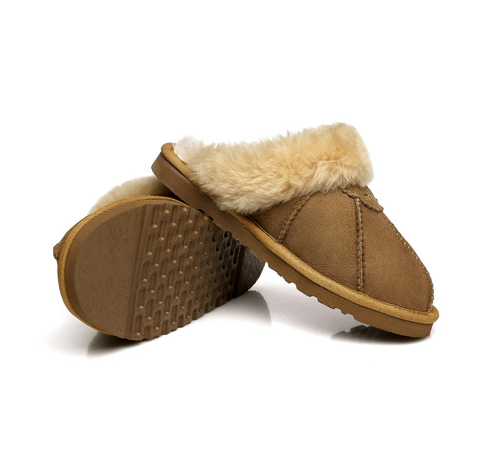 UGG Slippers Double Faced Sheepskin Wool Nonslip Slippers Robert - Image 4