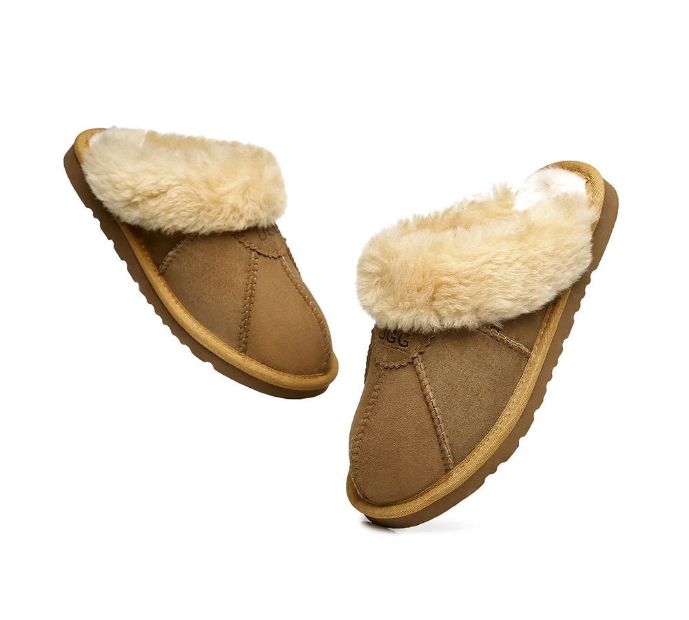UGG Slippers Double Faced Sheepskin Wool Nonslip Slippers Robert - Image 6