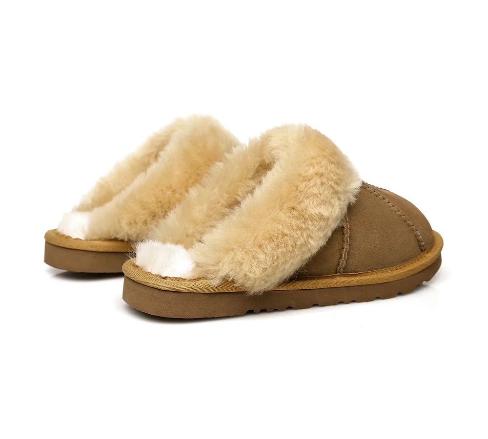 UGG Slippers Double Faced Sheepskin Wool Nonslip Slippers Robert - Image 8
