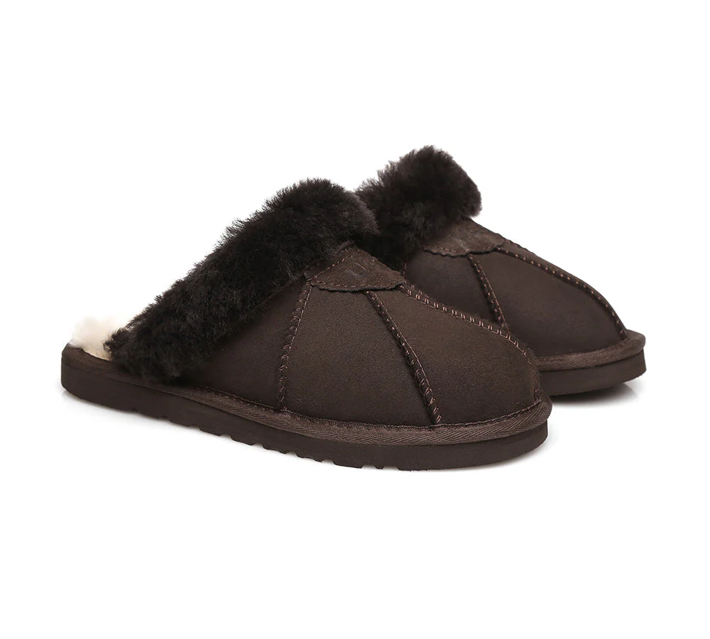 UGG Slippers Double Faced Sheepskin Wool Nonslip Slippers Robert - Image 9