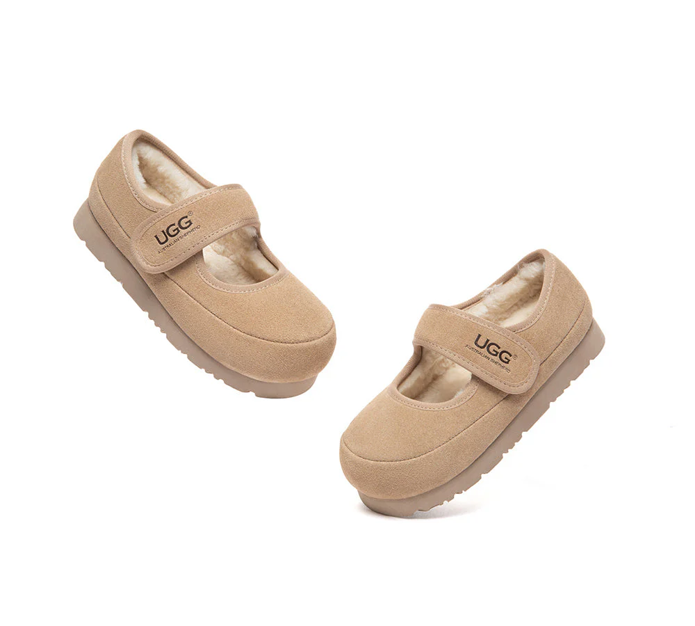 UGG Slippers Kids Adjustable Strap Mary Jane Millie - Image 11