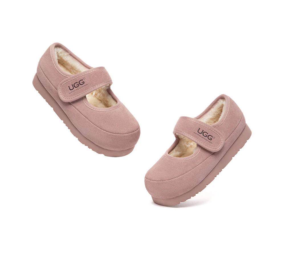 UGG Slippers Kids Adjustable Strap Mary Jane Millie - Image 17
