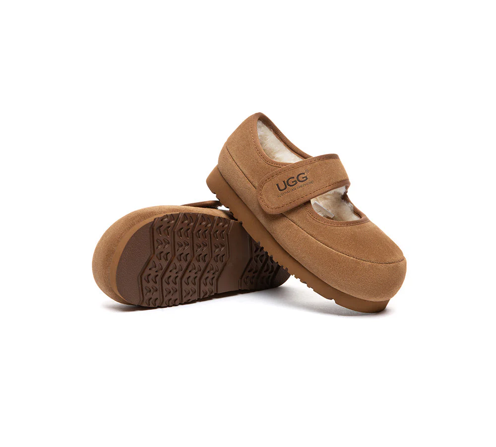 UGG Slippers Kids Adjustable Strap Mary Jane Millie - Image 3