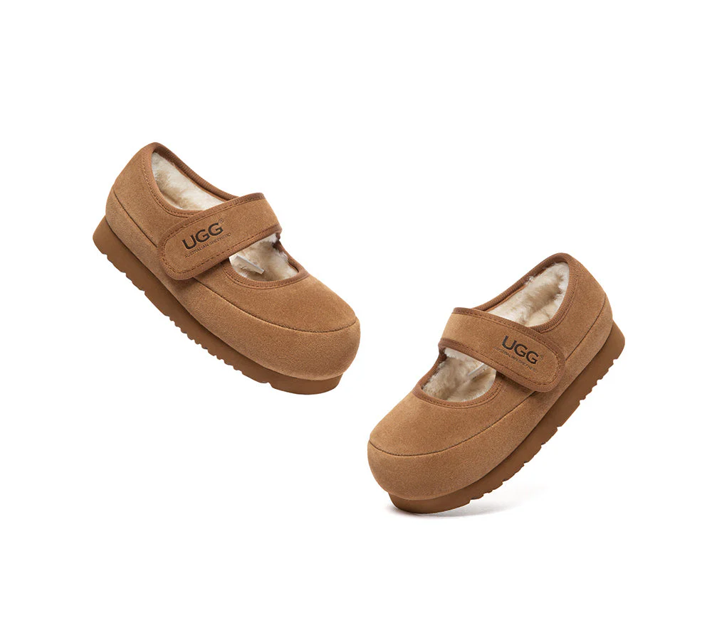UGG Slippers Kids Adjustable Strap Mary Jane Millie - Image 5