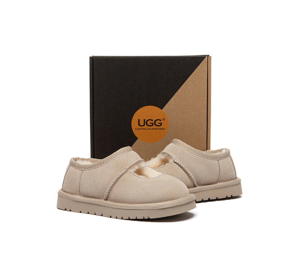UGG Slippers Kids Sheepskin Wool Ankle Carmella - Image 10