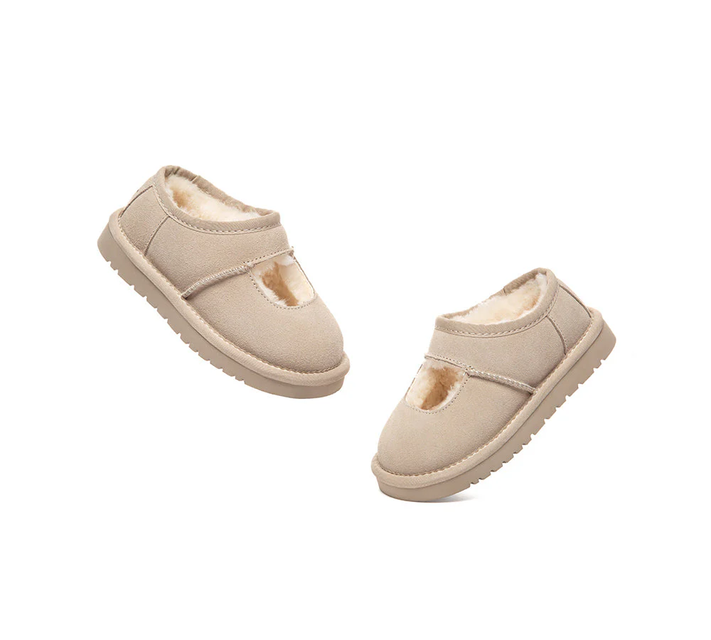 UGG Slippers Kids Sheepskin Wool Ankle Carmella - Image 11