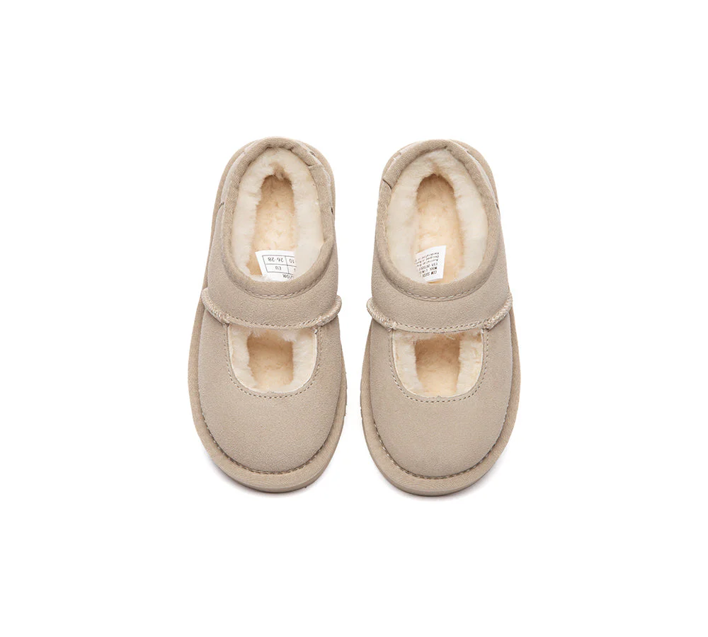 UGG Slippers Kids Sheepskin Wool Ankle Carmella - Image 12