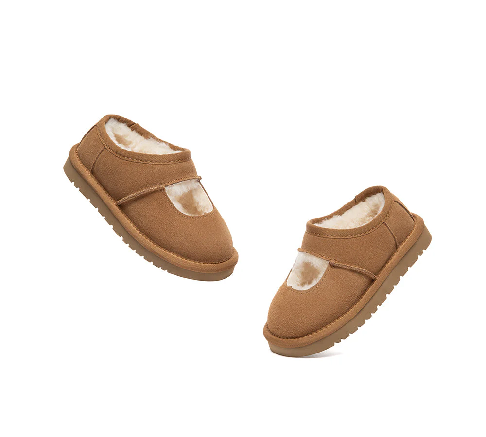 UGG Slippers Kids Sheepskin Wool Ankle Carmella - Image 5