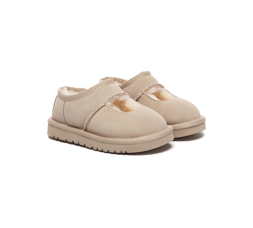 UGG Slippers Kids Sheepskin Wool Ankle Carmella - Image 8